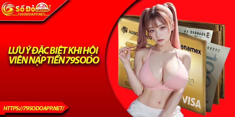 Lưu ý đặc biệt khi hội viên nạp tiền 79Sodo